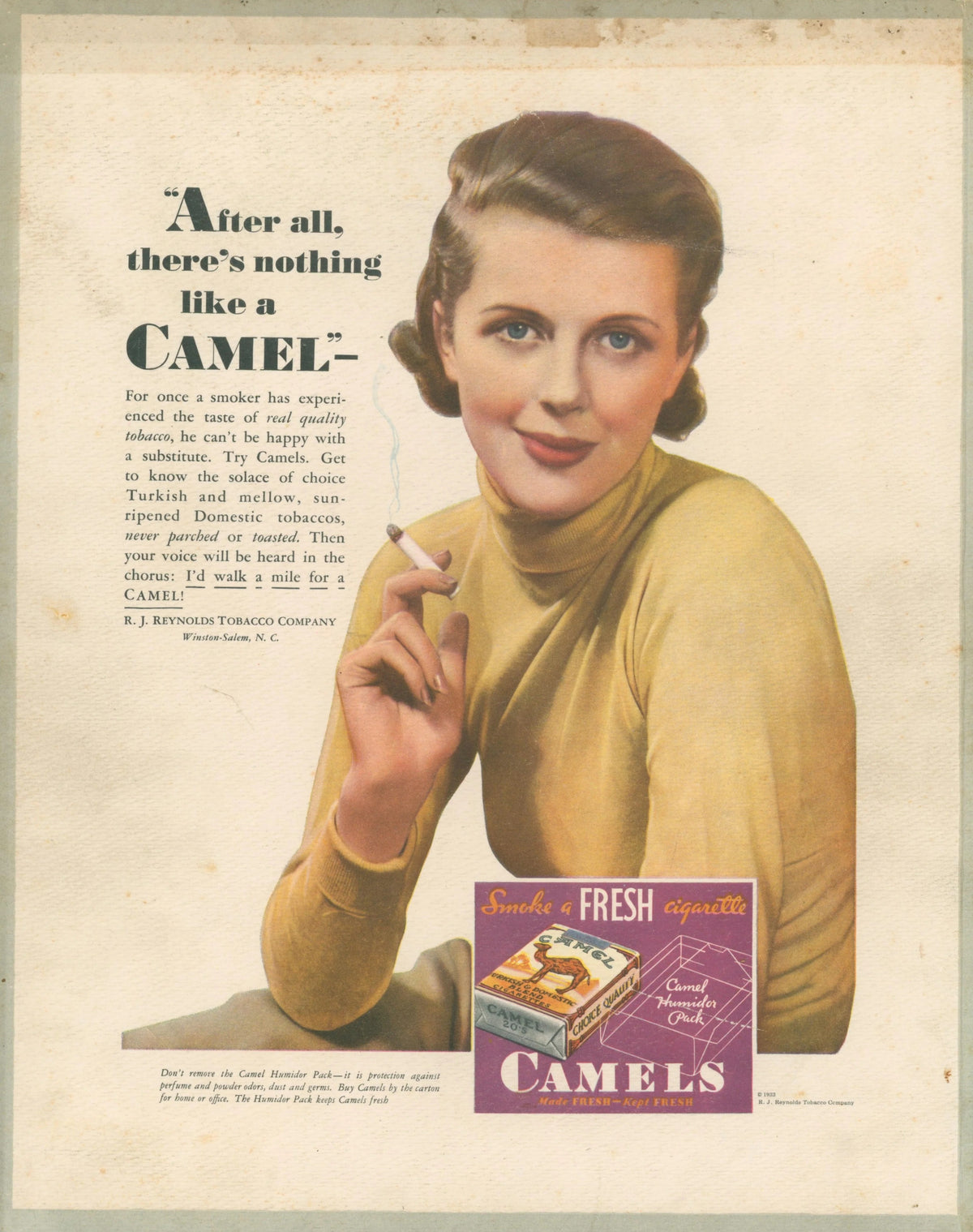 Fortune Ad (A) 1 - Original Vintage Ad: