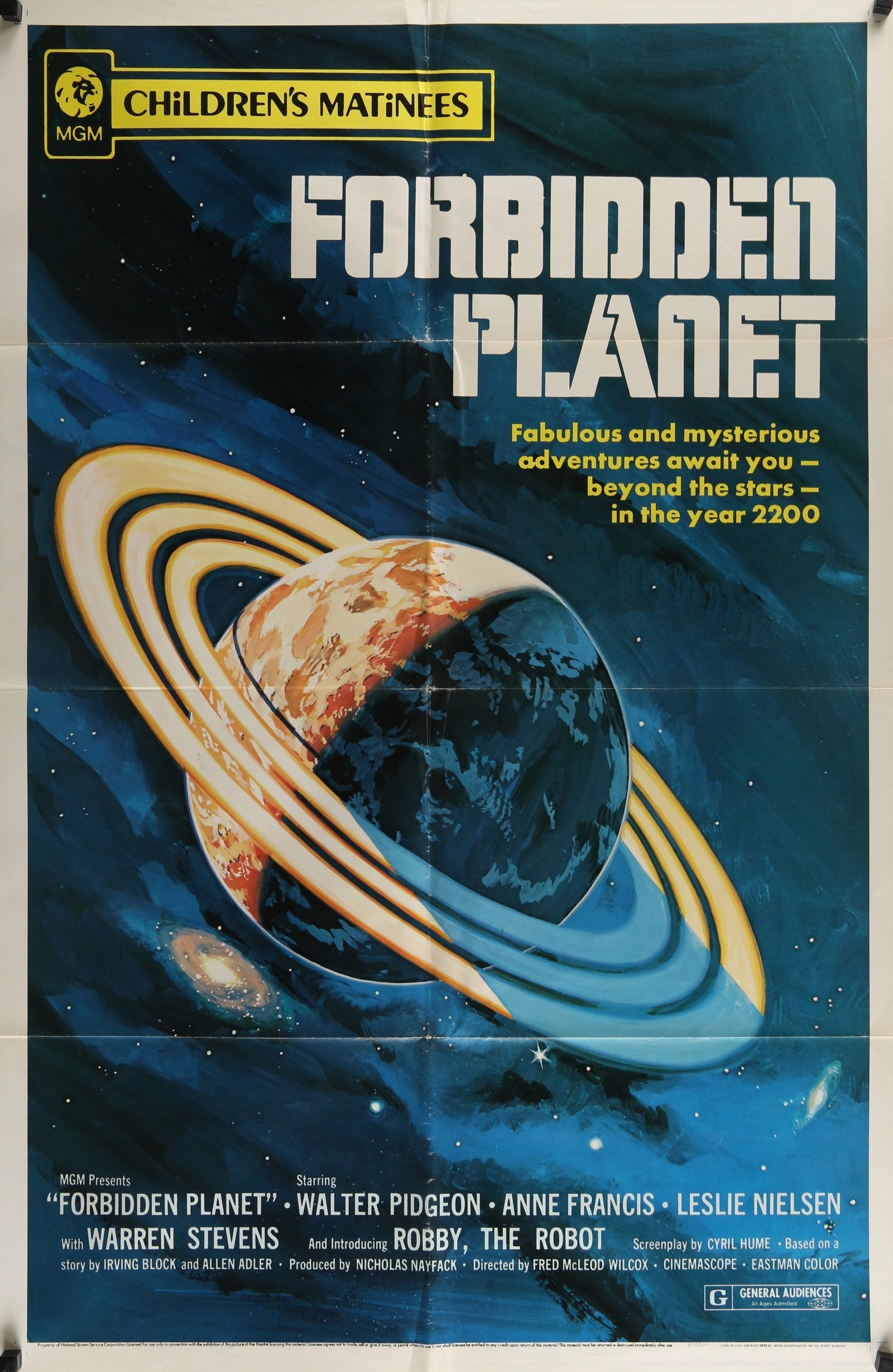 Forbidden Planet - Original Vintage Poster