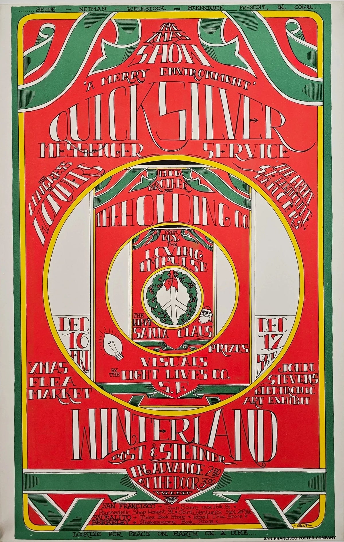 Quicksilver Messenger Service - Original Vintage Poster