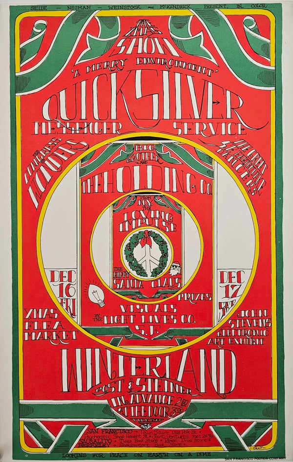 Quicksilver Messenger Service - Original Vintage Poster
