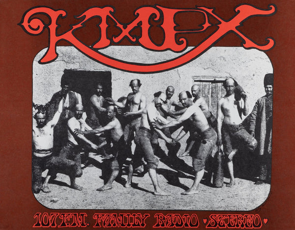 KMPX Radio by Alton Kelley & Stanley Mouse - Original Vintage Poster