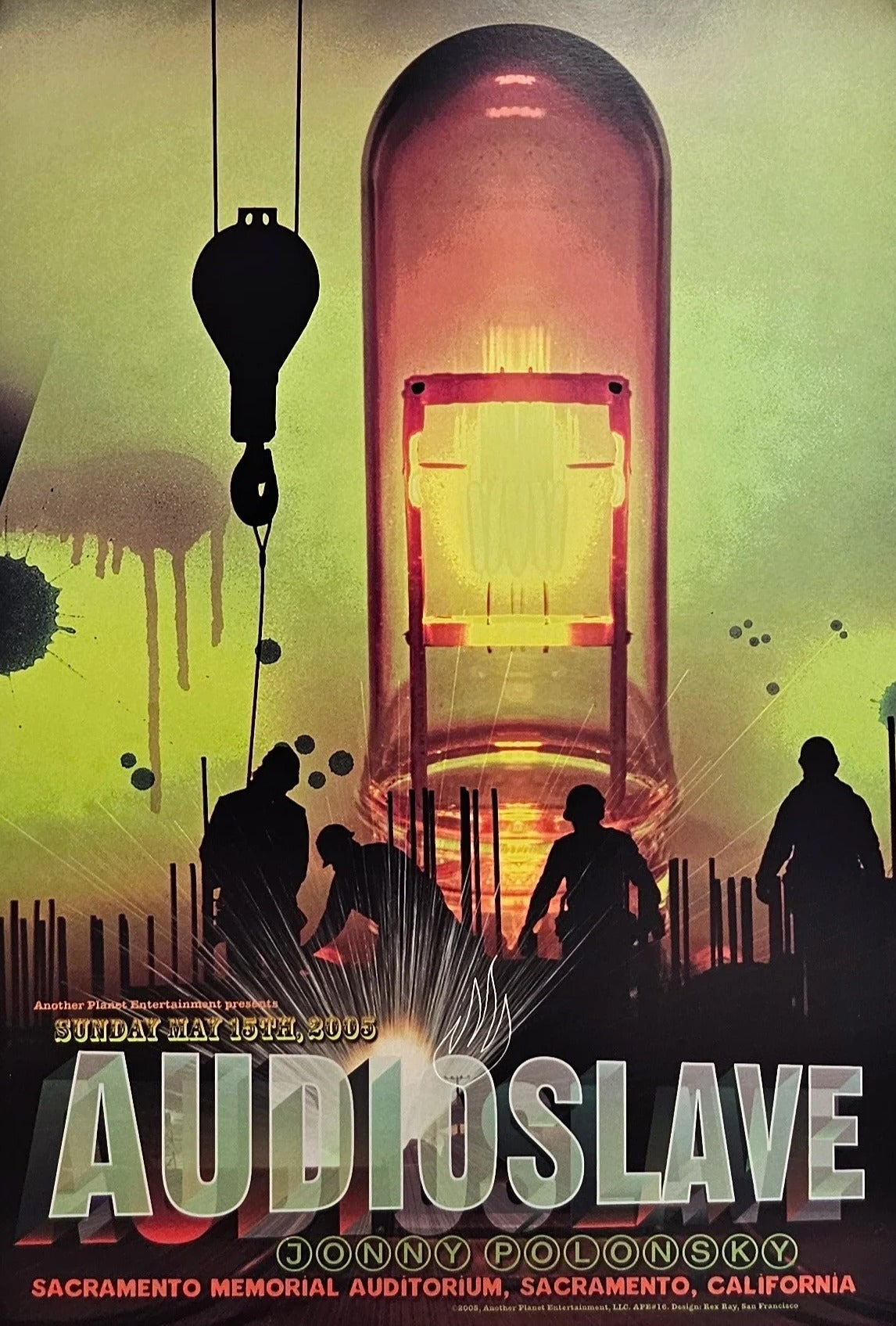 Audioslave by Rex Ray - Original Vintage Poster