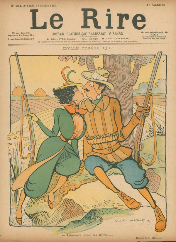 Let Me Kiss You, Le Rire - Original Vintage Cover Art: