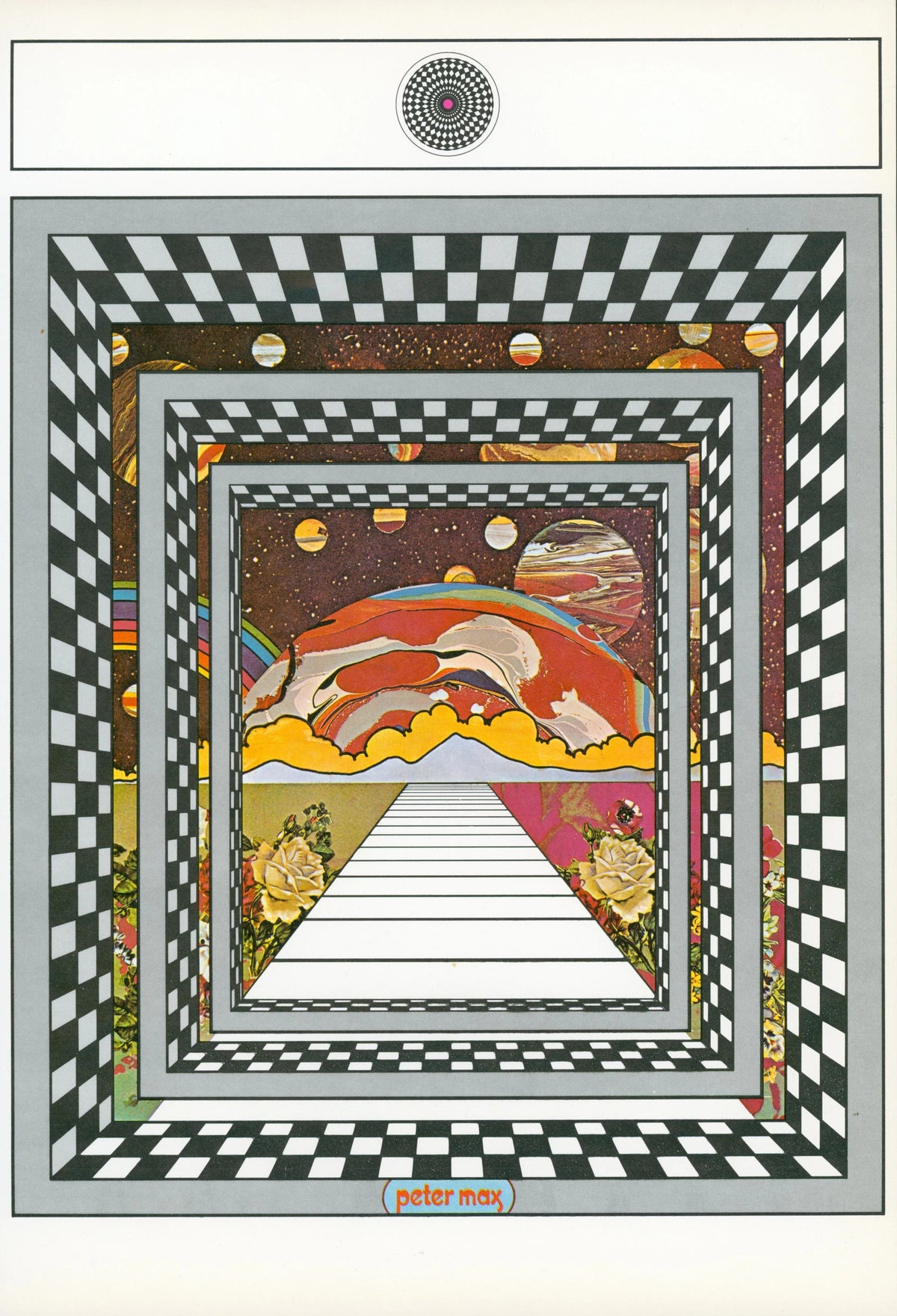 Cosmic Window, Peter Max Re-Issue - Original Vintage Poster