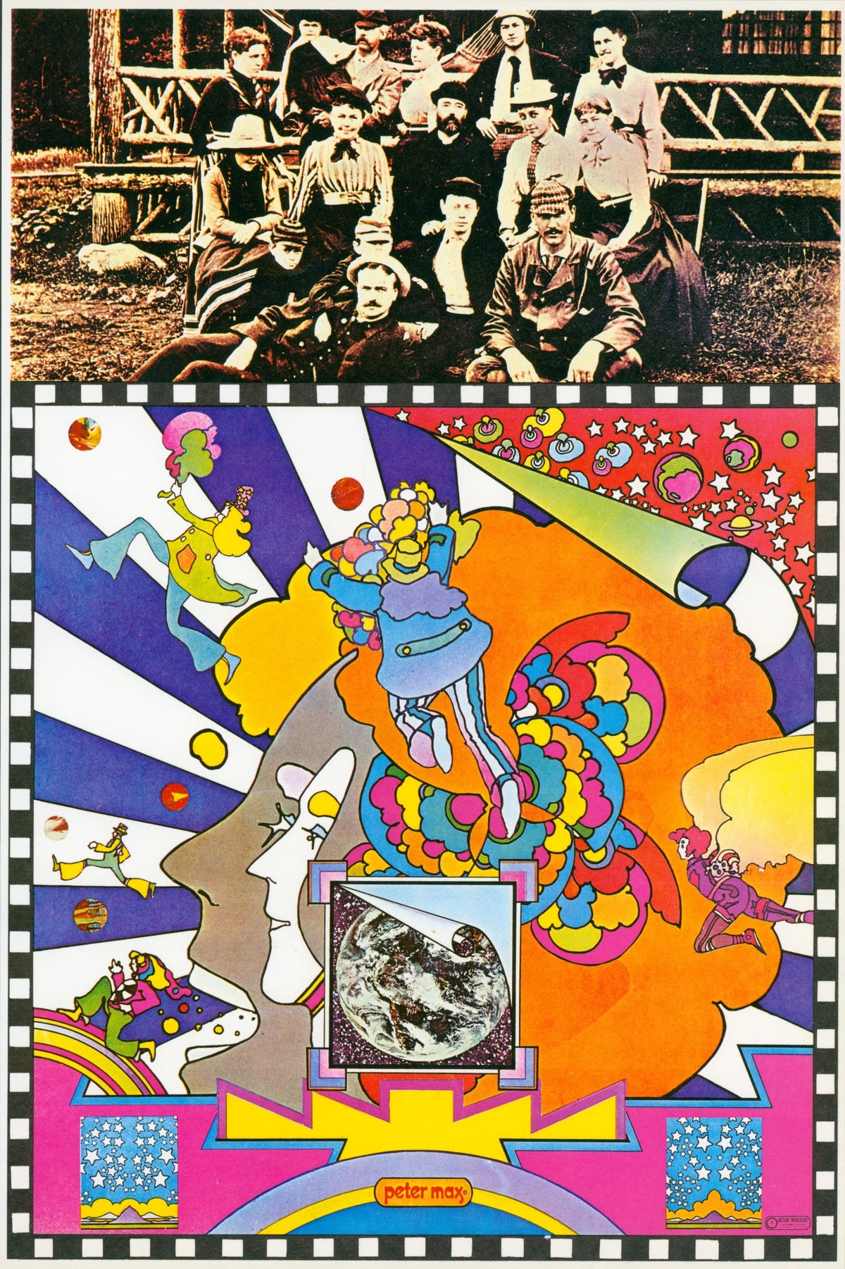 Instant Nutriment Number One, Peter Max Re-Issue - Original Vintage Poster