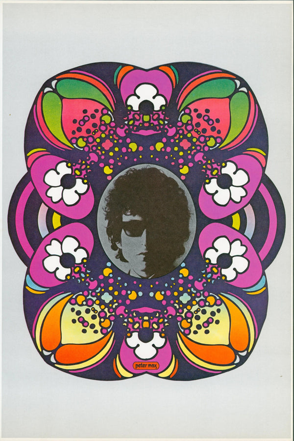Bob Dylan, Peter Max (Re-Issue) - Original Vintage Poster