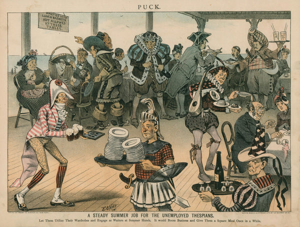 Puck Illustration 34 - Original Vintage Illustration