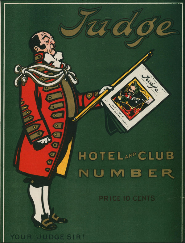 Judge Cover 21 - Original Vintage Cover Art: