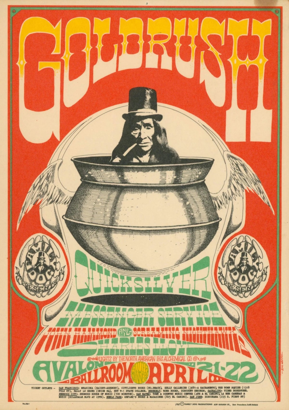 Goldrush, Postcard (FD-58-1) - Original Vintage Postcard