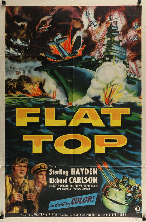 Flat Top, WW2 - Original Vintage Poster