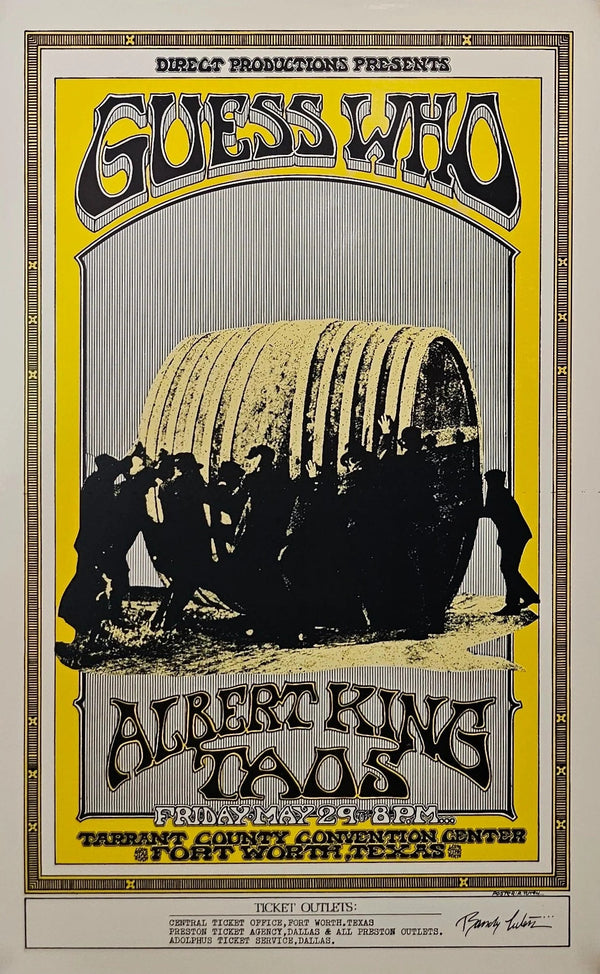 The Guess Who by Randy Tuten - Original Vintage Poster