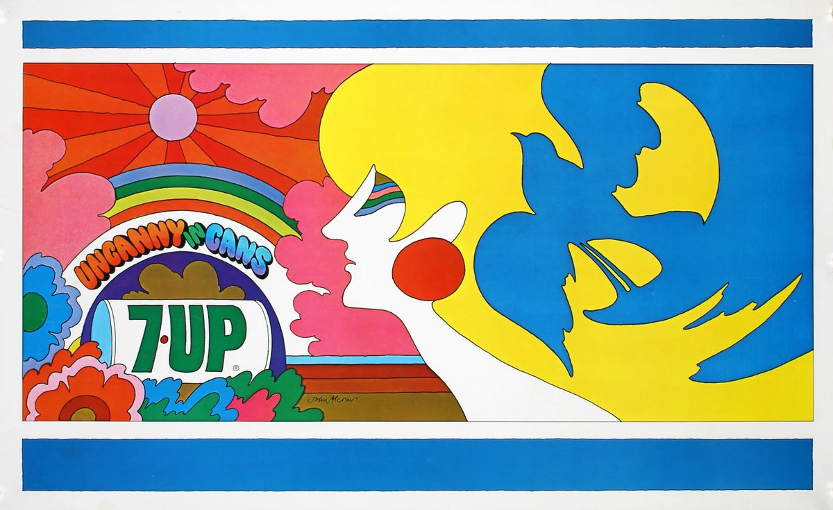 Uncanny Cans, 7-Up - Original Vintage Poster