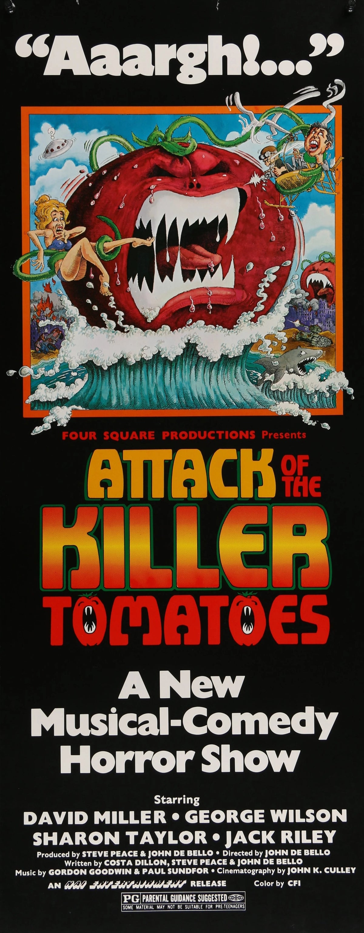 Attack of the Killer Tomatoes - Original Vintage Poster