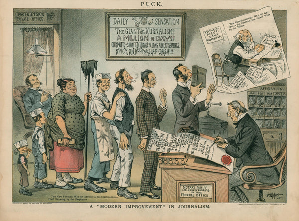 Puck Illustration 50 - Original Vintage Illustration