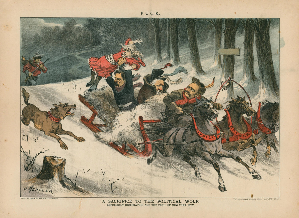 Puck Illustration 44 - Original Vintage Illustration
