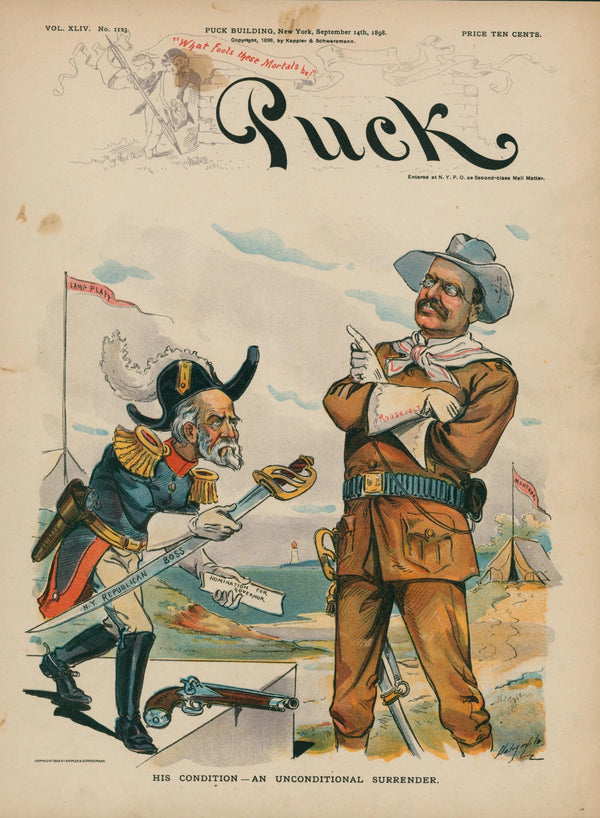 Puck Cover 32 - Original Vintage Cover Art: