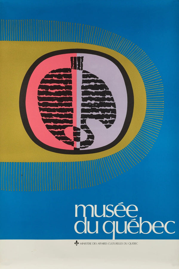 Museum of Quebec, Quebec Ministry of Cultural Affairs - Original Vintage Poster
