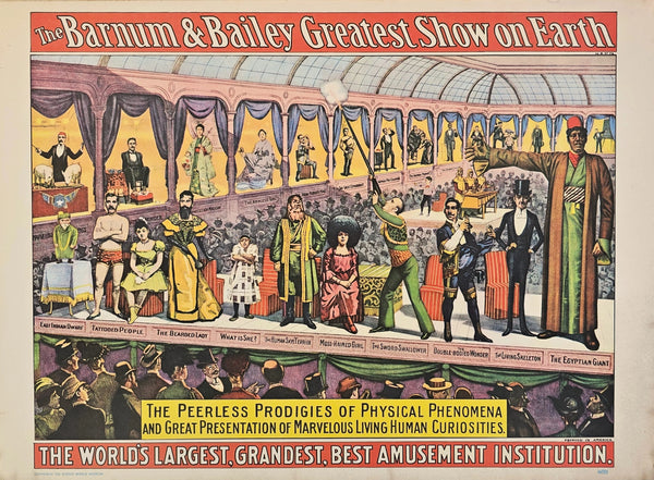 Barnum & Bailey, Greatest Show on Earth - Original Vintage Poster