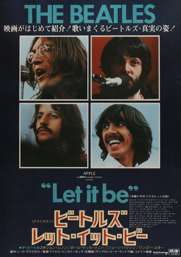 Let it Be, Japanese Release - Original Vintage Poster