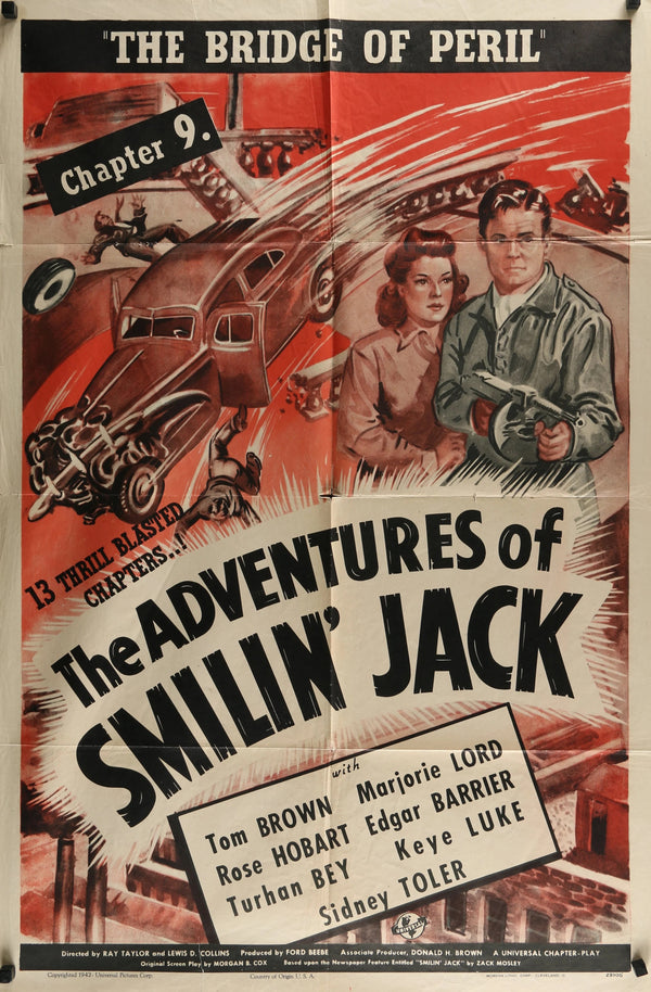 Adventures of Smilin' Jack  - Original Vintage Poster
