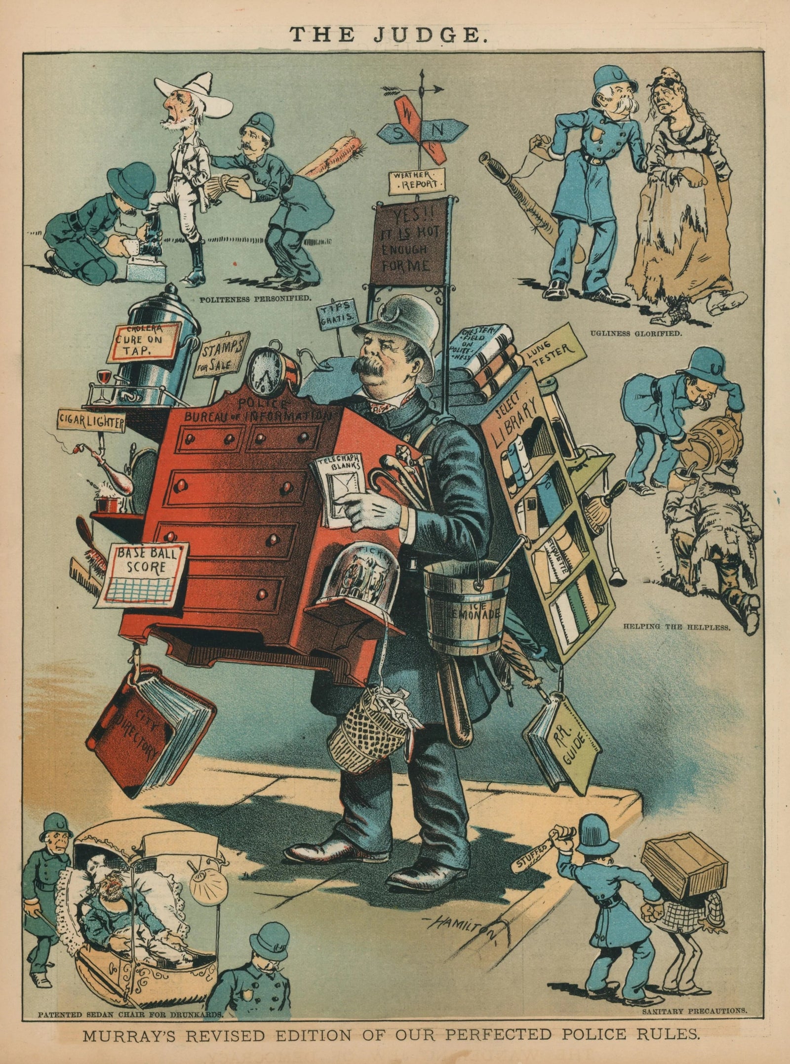 Judge Illustrations 2 - Original Vintage Illustration