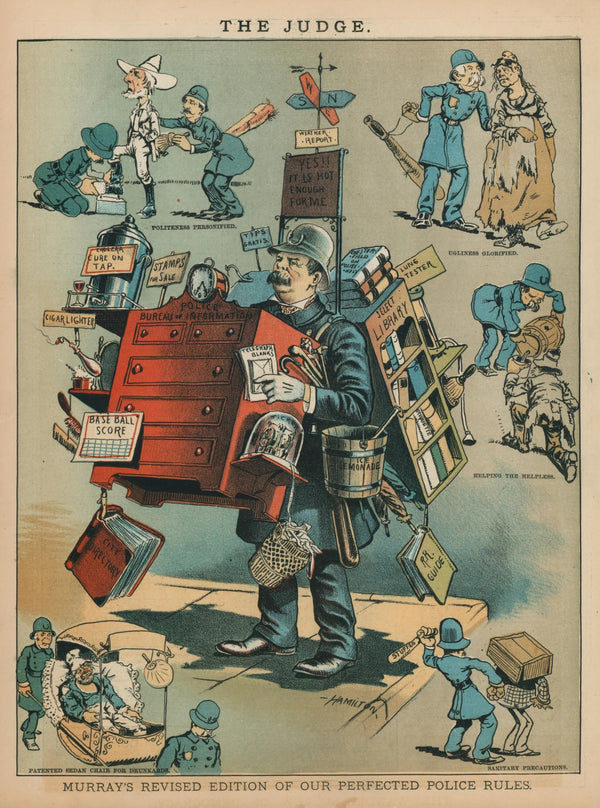 Judge Illustrations 2 - Original Vintage Illustration