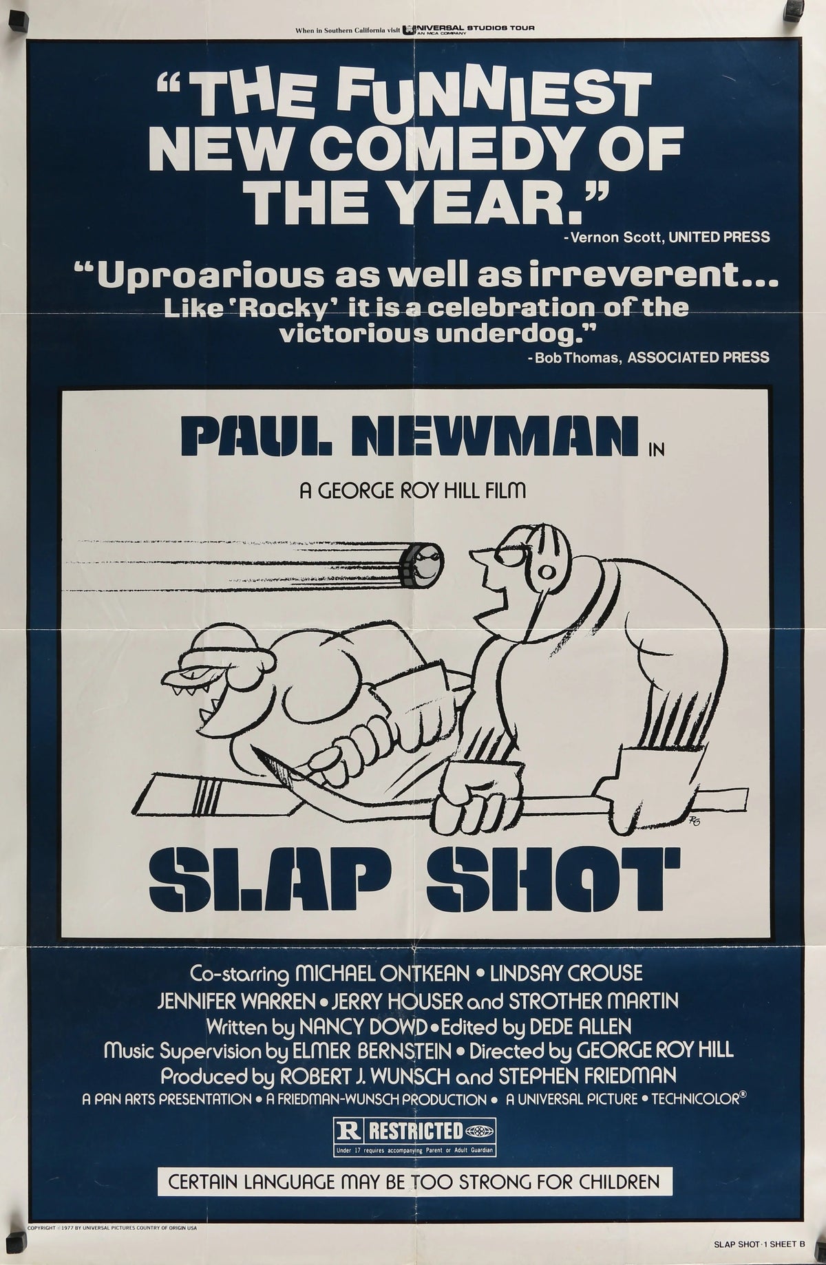Slap Shot - Original Vintage Poster