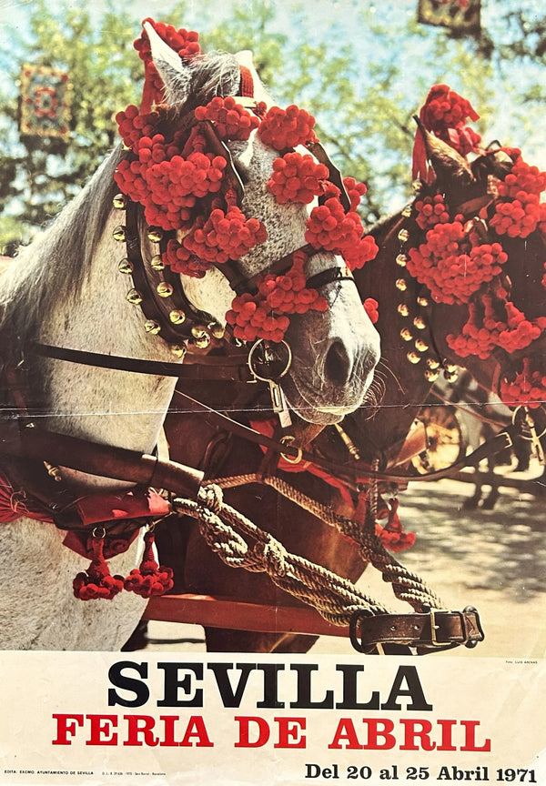 Feria de Abril, Sevilla - Original Vintage Poster