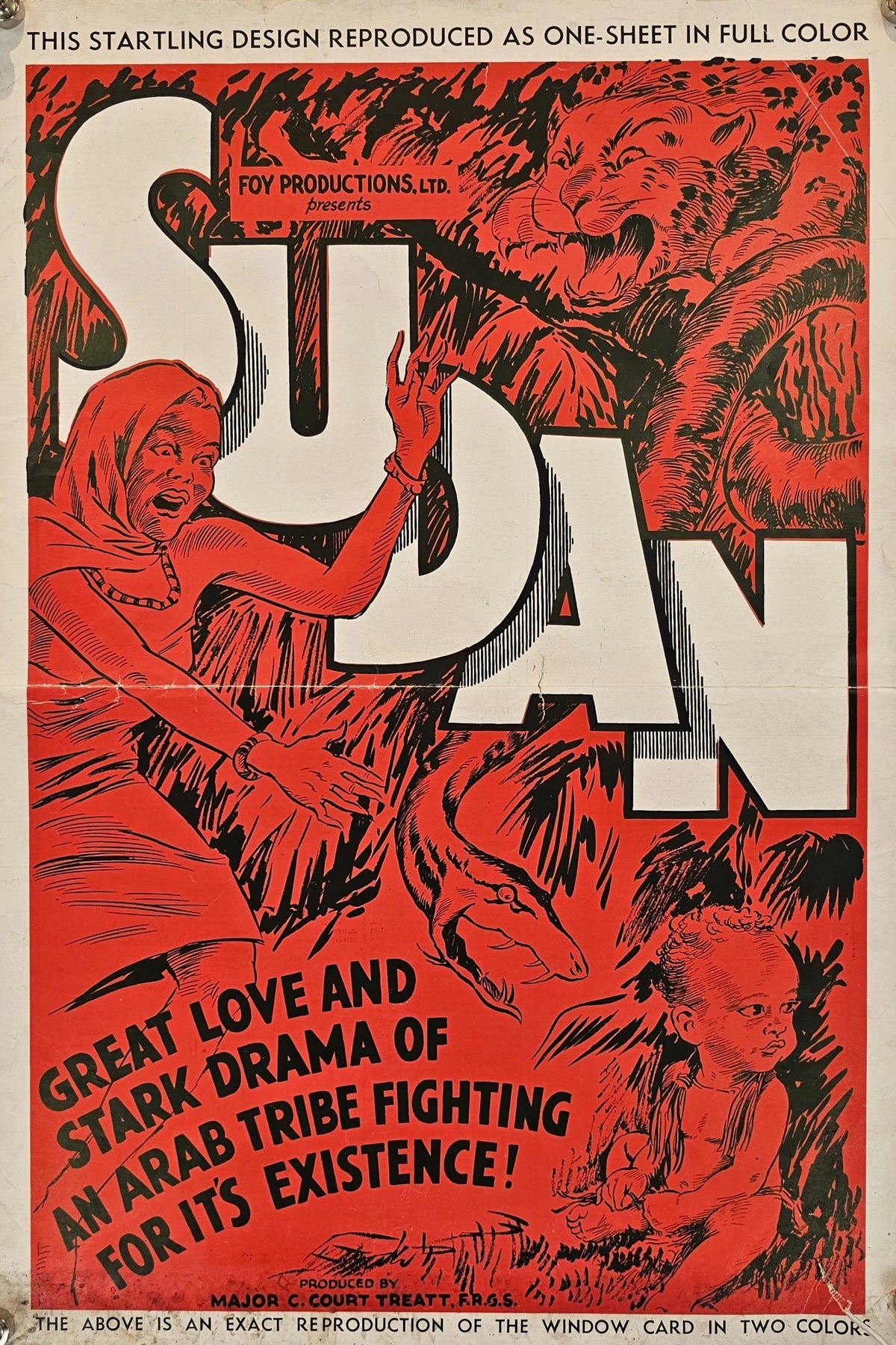 Sudan Pressbook - Original Vintage Publication: