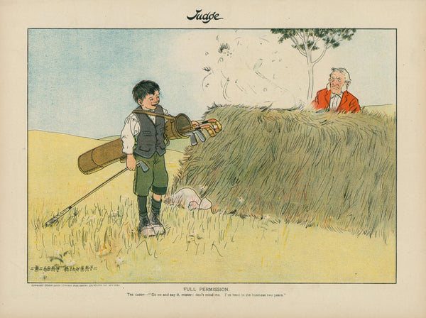 Judge Illustrations 12 - Original Vintage Illustration