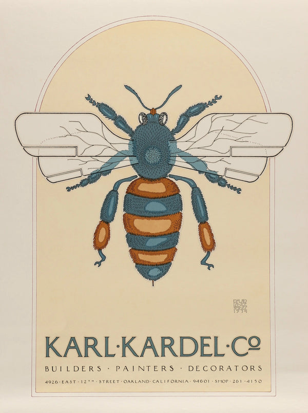 DAVID LANCE GOINES 18x24 art print 1974 Karl Kardel - Original Vintage Poster