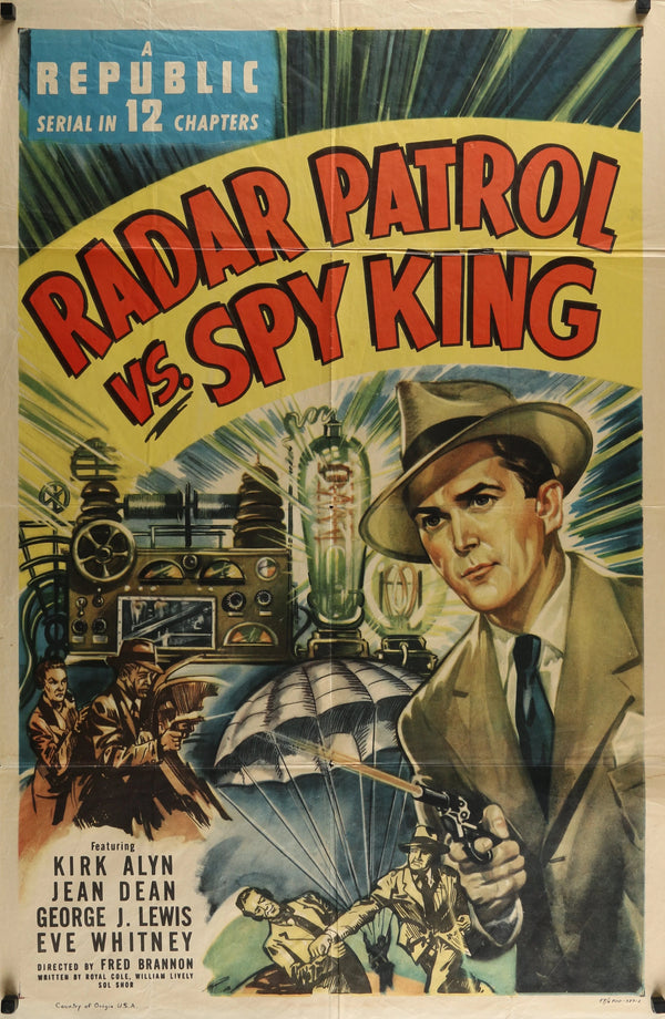 Radar Patrol vs Spy King - Original Vintage Poster