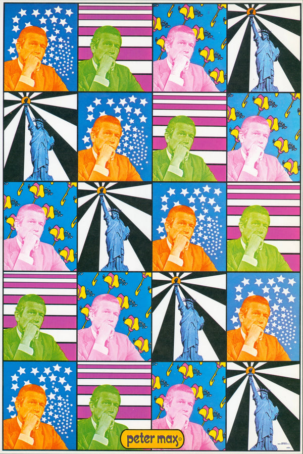 Mayor Lindsay, Peter Max Re-Issue - Original Vintage Poster