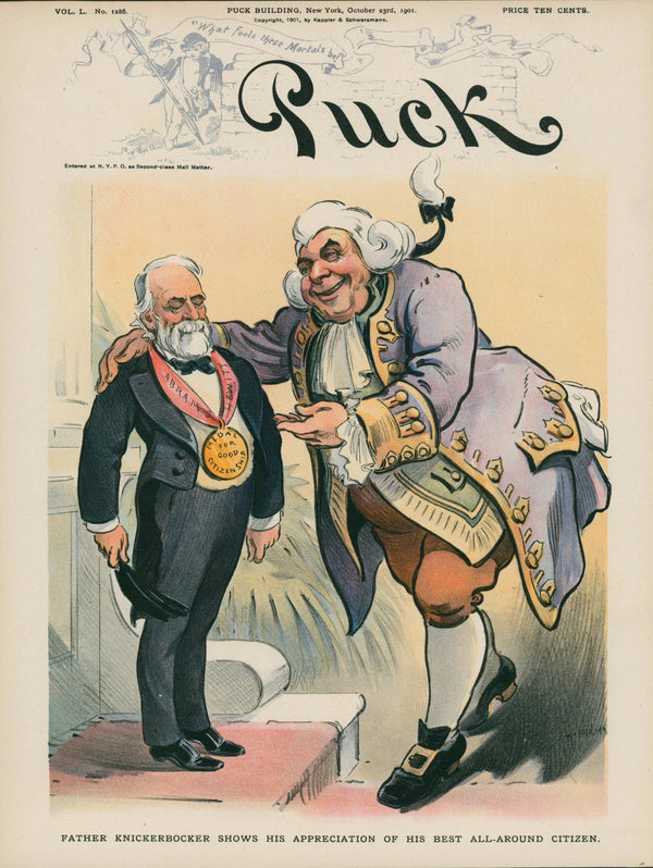 Puck Cover 39 - Original Vintage Cover Art: