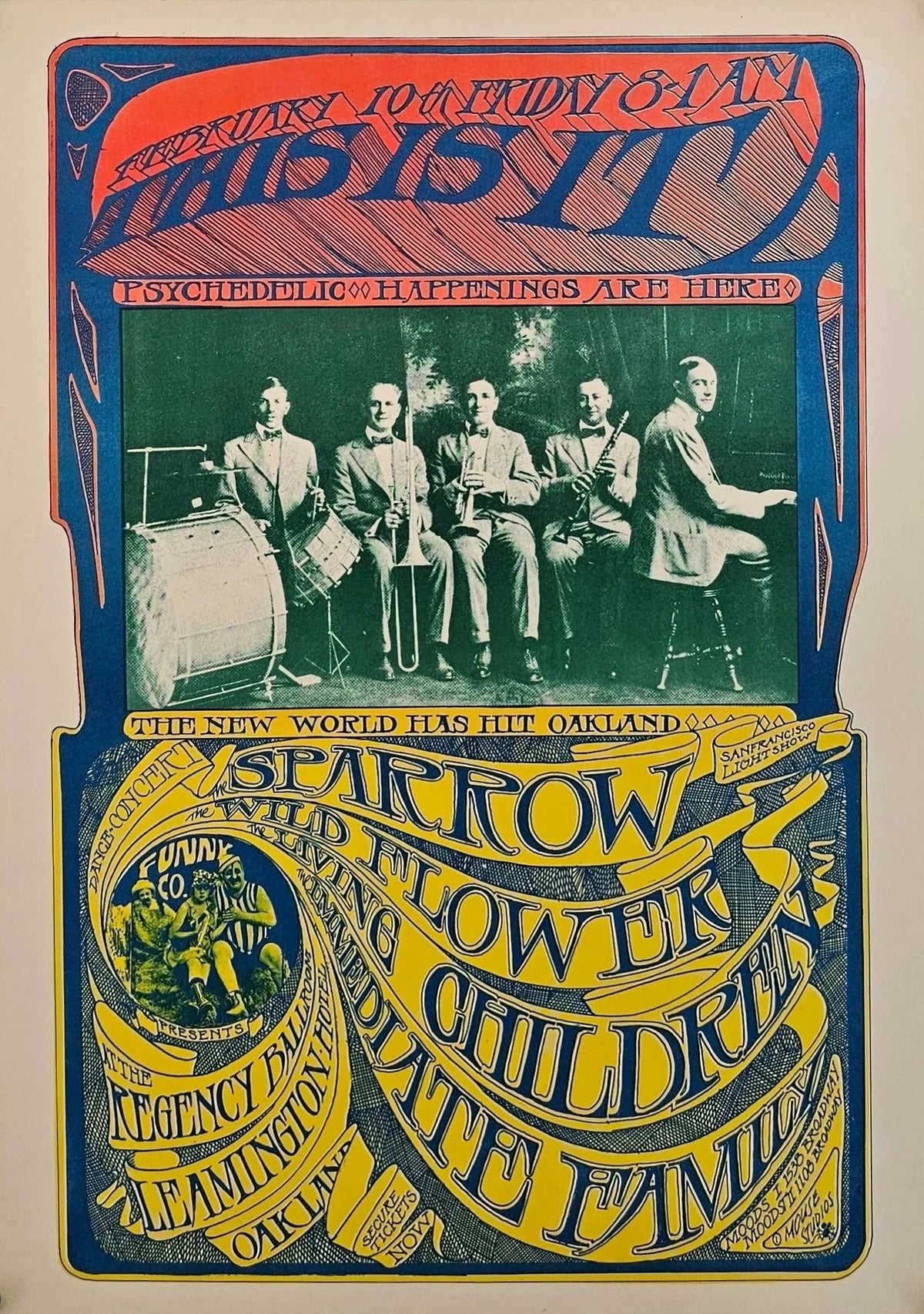 The New World by Stanley Mouse & Alton Kelley - Original Vintage Poster