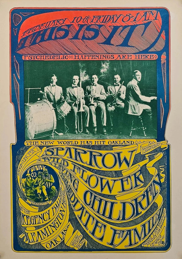The New World by Stanley Mouse & Alton Kelley - Original Vintage Poster