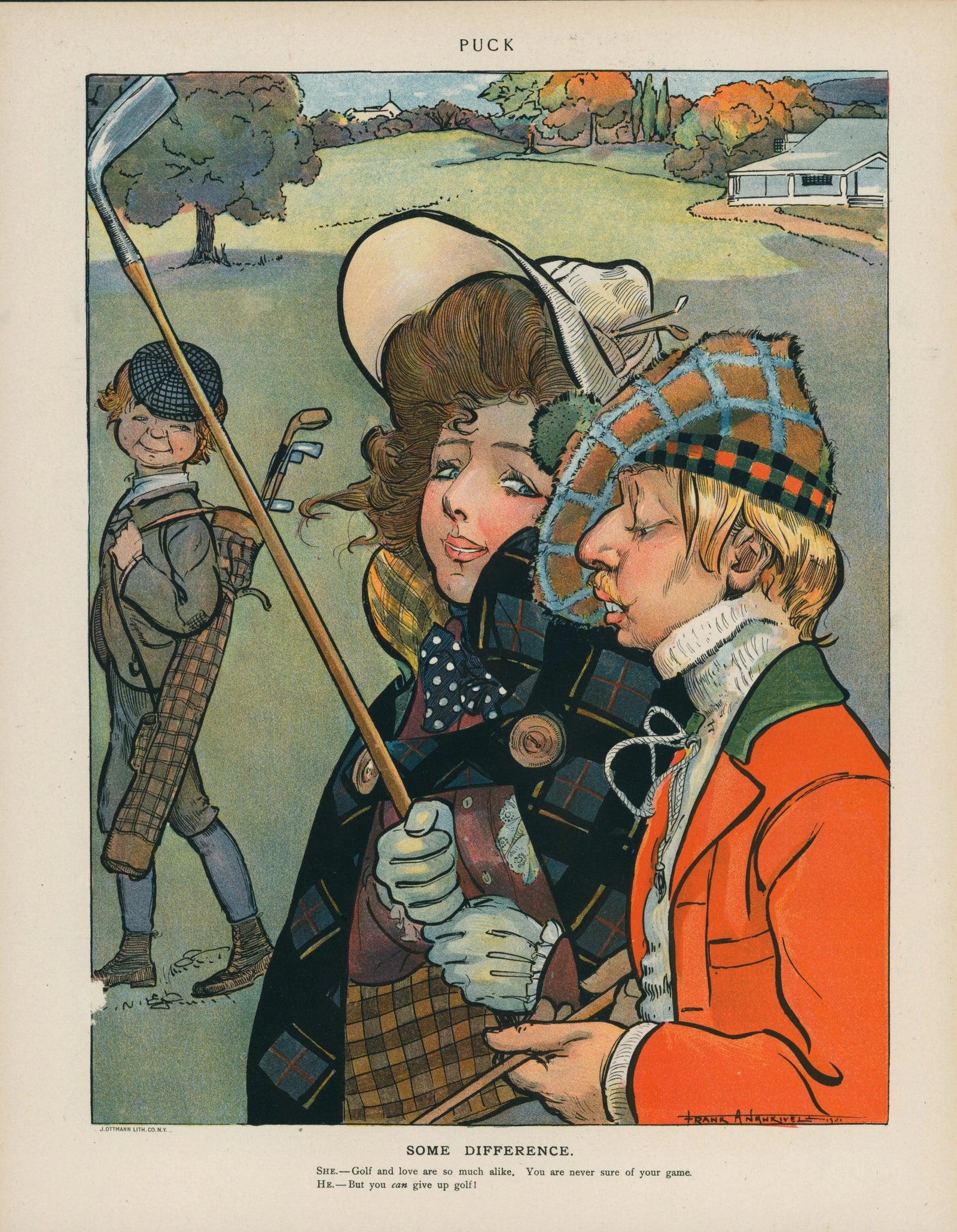 Puck Illustration 7 - Original Vintage Illustration