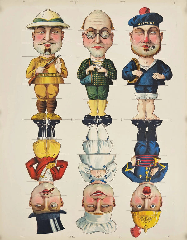 French Cut Out Game - Original Vintage Poster