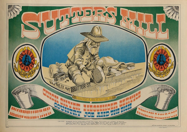 Sutter's Mill by Rick Griffin (FD-62-1) - Original Vintage Poster