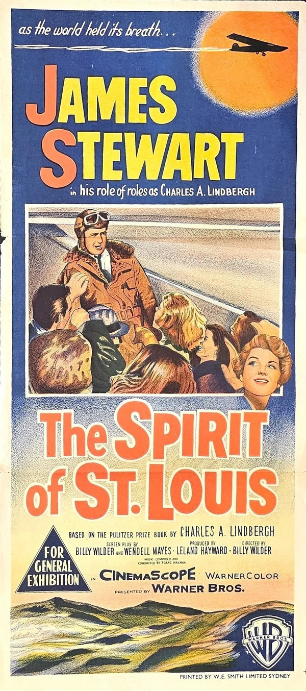 The Spirit of St. Louis & Other Lot (Warner Bros., 1957) - Original Vintage Poster