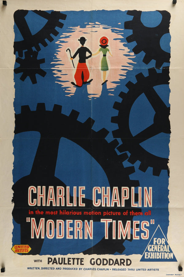 Modern Times, Australian Release - Original Vintage Poster