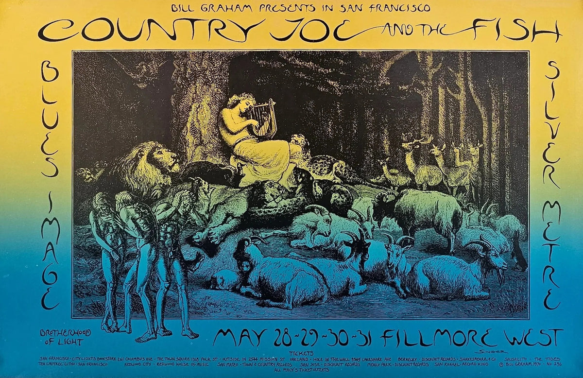 Country Joe & the Fish (BG-236-1) - Original Vintage Poster