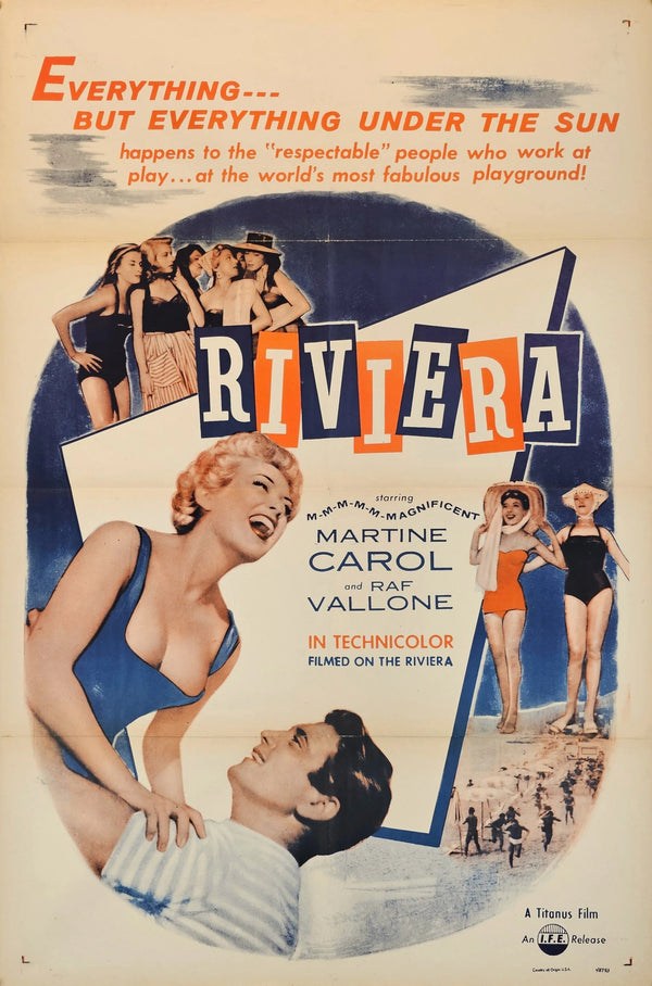 Riviera - Original Vintage Poster