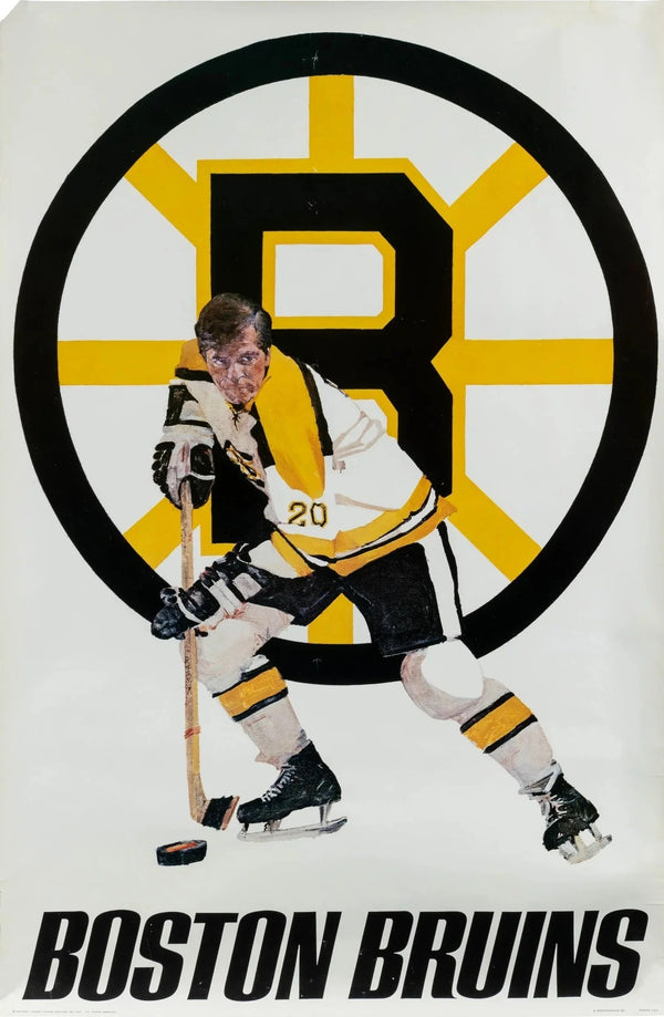 Boston Bruins - Original Vintage Poster