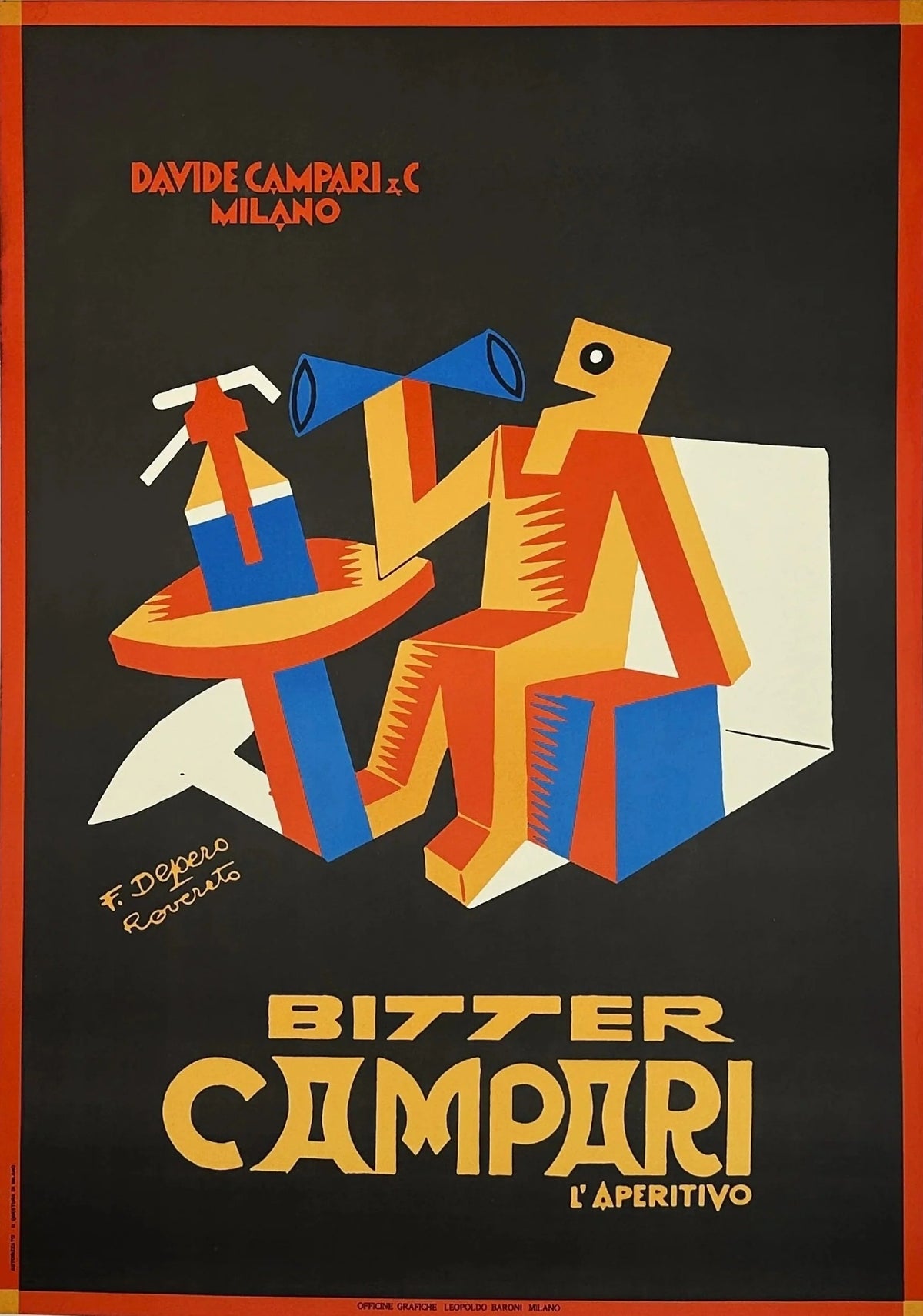 Bitter Campari - Original Vintage Poster