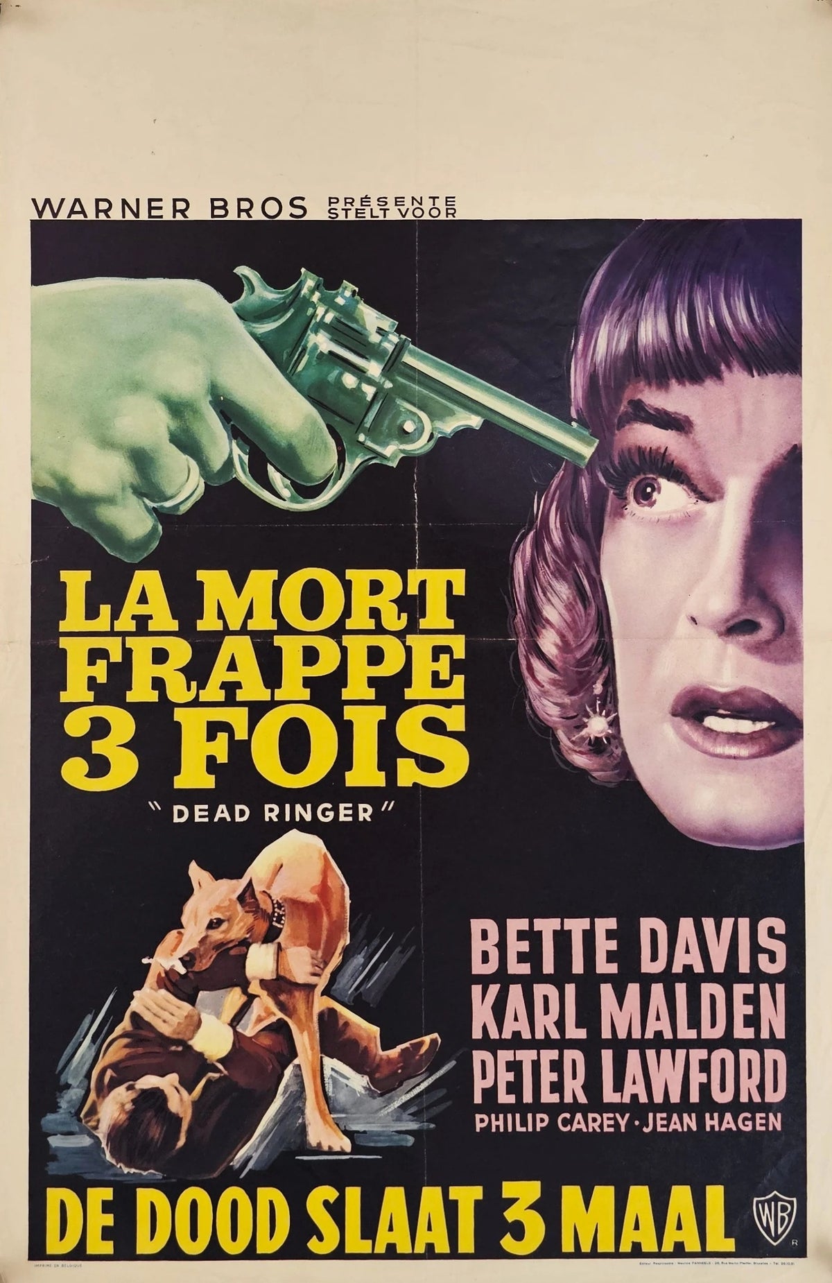 Dead Ringer, Belgian Release - Original Vintage Poster