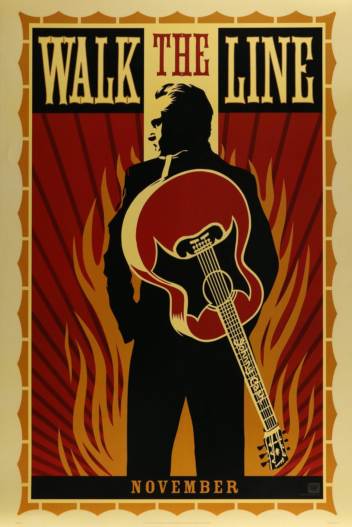 Walk the Line by Shepard Fairey - Original Vintage Poster
