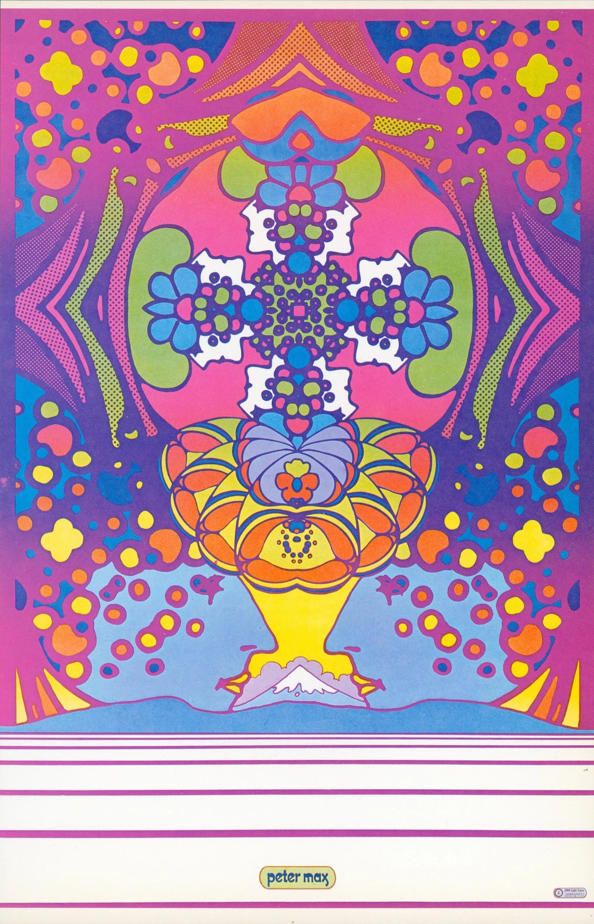 2000 Light-Years, Peter Max Re-Issue - Original Vintage Poster