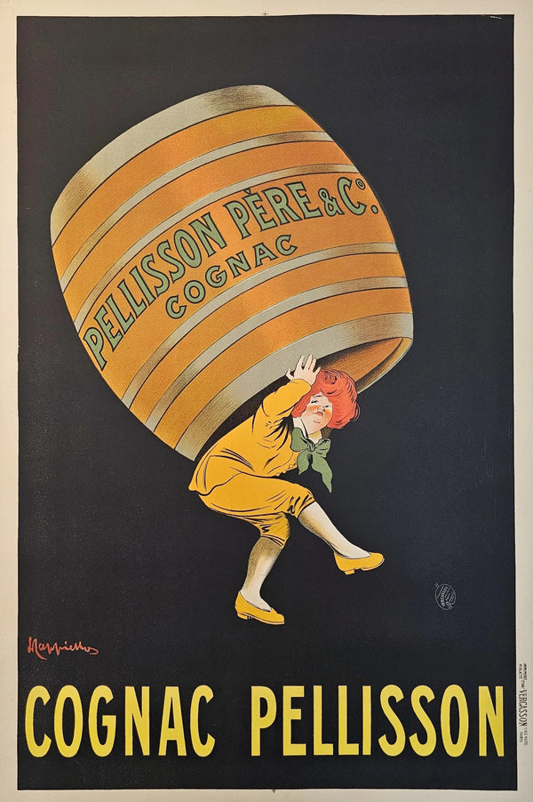 Cognac Pellison by Cappiello - Original Vintage Poster