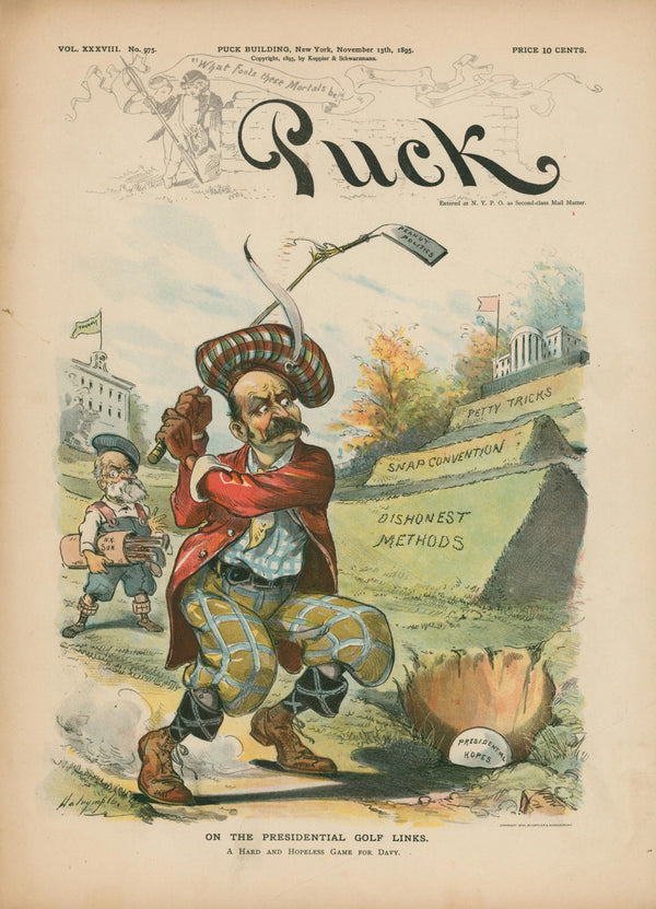 Puck Cover 12 - Original Vintage Cover Art: